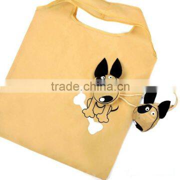 animal foldable shopping jute bag