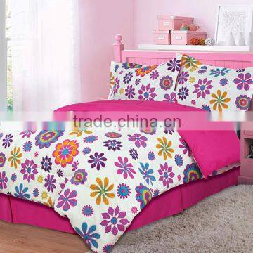 flowers printing fashionable comforter sets