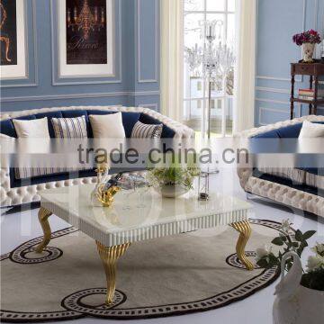 High Quality Post Modern Living Room Furniture Sofa With Crystal Buttons/Chesterfield Leather/fabric Sofa AL044