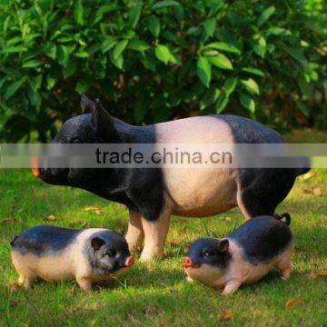 resin decorative pig