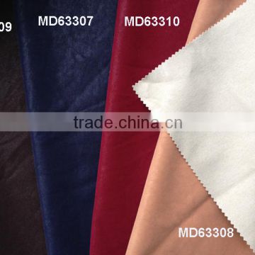 embossed PU artificial leather for garment & flower synthetic PU leather MD63303