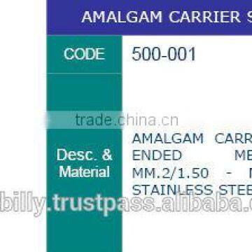 Dental Amalgam Carriers,amalgam carrier double ended small-medium, amalgam carriers , dental instruments, dental lab instruments