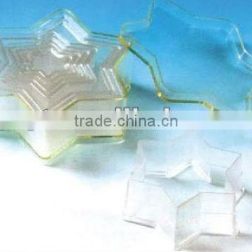 Transparent Hexagon Plastic Cookie Cutter