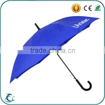 promotional printed logo auto open straight umbrella