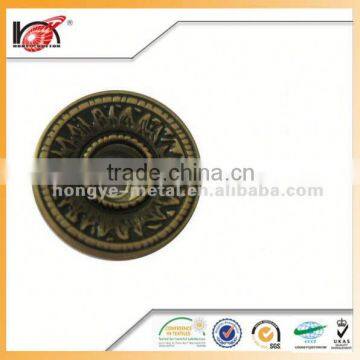 Metal jean button