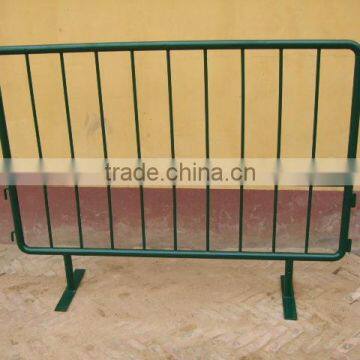 Cheap sell removeable steel powder coated crowd control barrier fence