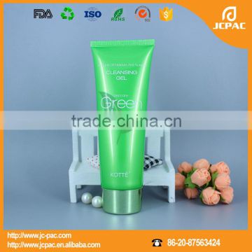 customize plastic cosmetic tube for cleansing gel