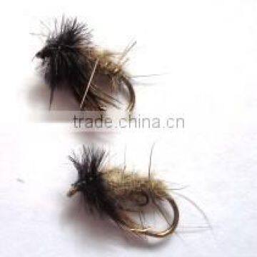 Peeking Caddis Cream Dry Trout Flies