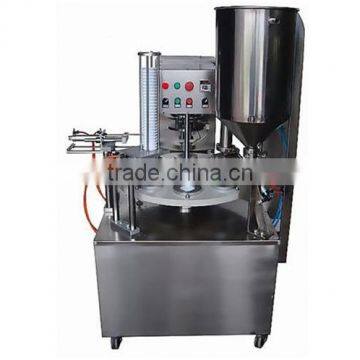 Cup filling and sealing packing machine