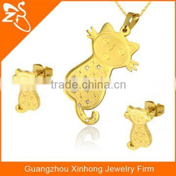 Women Jewelry Set In Latest Design With Different Colors Dolphins Stainless Steel Necklace And Jewelry Sets photo-5