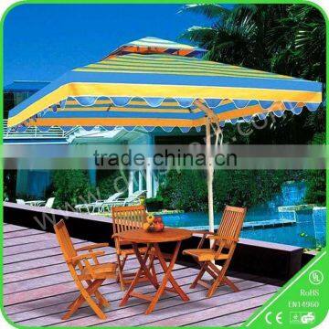 water amusement leisure umbrella with table and chairs