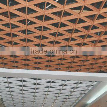 SGS Tested Roller Coated Aluminum Suspended Triangle Grid Ceiling Open Grid Ceiling photo-4