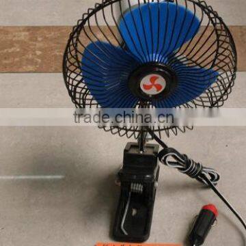 Special design auto oscilating car cool fan dc 12v with clip