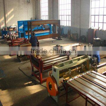 Popular machine flat sheet leveling and cutting machine