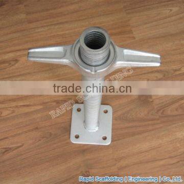 Electro plate scaffolding base jack