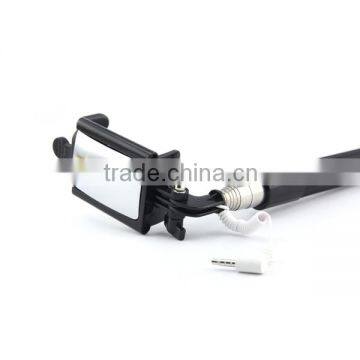 Handheld Extendable Wired Selfie Stick Monopod With Mirror For IPhone From Lontion photo-5