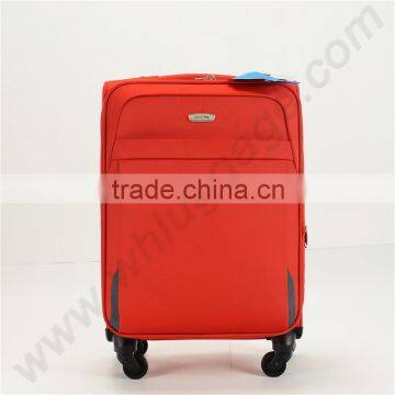 Fabric material soft suitcase, aluminum alloy trolley nylon luggage