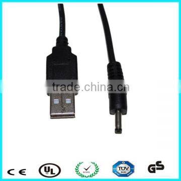 5v 22awg usb to 5.5mm/2.1mm dc barrel cable