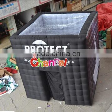 Black Inflatable Photo Booth Tent for Advertising