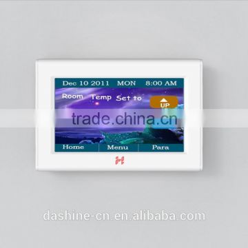 touch screen room thermostat plastic enclosure/housing with large lcd