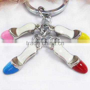 Fashion Sunflower Butterfly Ladybug Charms Enamel Silver Epoxy Keychain photo-3