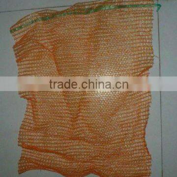 china PP/PE woven knitted plastic mesh bags for fruit and vegetable