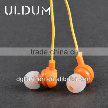 ULDUM 3.5mm stereo plug universal ear bud earphone headphone Chinna wholesale two way radio microphone earphone small headphone