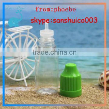 clear price pet bottle scrap 15ml 30ml for e liquid bottle 10ml with child proof and tamper proof cap