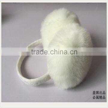 2016 Winter Big Size Faux Fox Fur Earmuffs Ear Muff Artificial Raccon Fur Warm Ear Cover Ladies Earmuffs photo-4