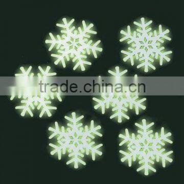 Glow-In-The-Dark Snowflakes glitter stickers