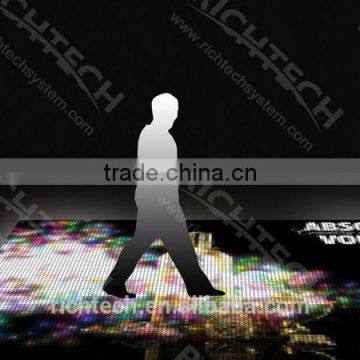 Light bar flooring led modern interactive floor and portable dance floor