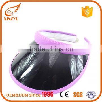 Cheap wholesale fashion uv plastic sun visor