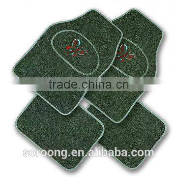Colorful Carpet Car Floor Mat Heel Pad for Audi a4 q5