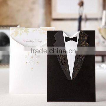 Bride and Groom Wedding Invitation Card