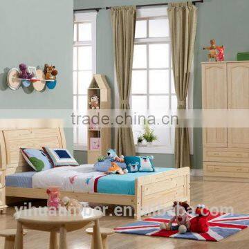 Muebles del dormitorio de madera de alta calidad 2015 de la venta caliente cama juvenil