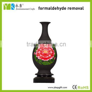 2016 hot sale Chinese folk art hand painted resin home decoration vase