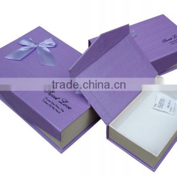 Custom luxury paper color gift box/cardboard printed packaging /cardboard box