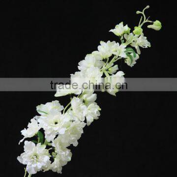 Small decoration fabric flowers delphinium ajacis/poisonweed flower making