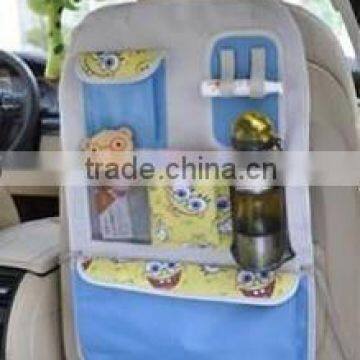 Durable Lovely Car back seat organizer with cartoon pattern