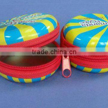 Mini Zipper Tin Box