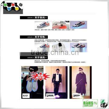 2016 Hottest LED Lighting Sport Shoes Colorful Flash LED Sport Shoes Universal For Boys And Girls photo-2