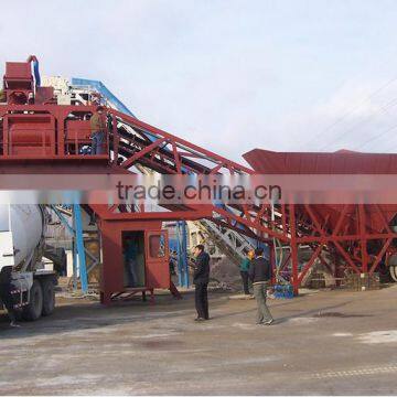 Mobile Portable Concrete Batching Plant 60m3/h,belt Type Concrete Batching Plant YHZS60 photo-2