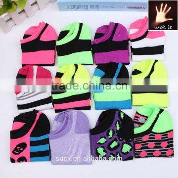 Womens Girls Striped Casual Cotton Invisible No Show Low Cut Ankle Socks from china