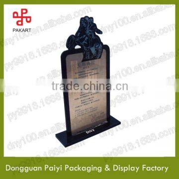 good quality acrylic menu holder