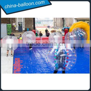 2016 factory prices body bumper ball, cheap bubble inflatable human ball