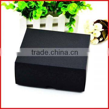 Printing Logo Custom Black Paper Hat Box Packing Wholesale photo-2