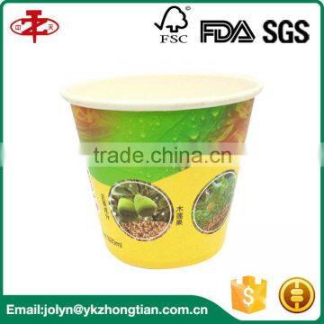 Customized Logo Disposable 14oz Bulk Ice Cream Paper Bowl