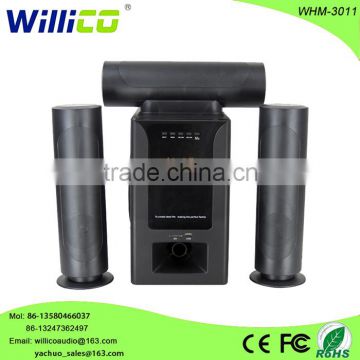 Willico good price wholesale 3.1 channel home speaker system