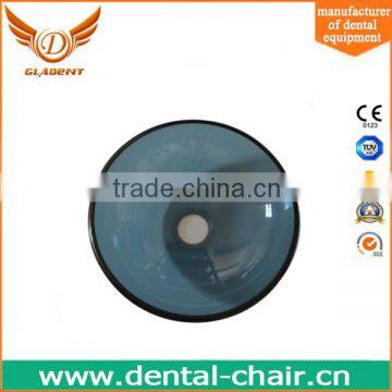 Glass spittoon for dental unit