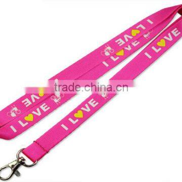 polyester custom lanyard with low minimum quantity